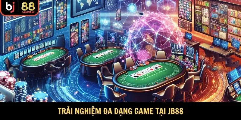 Trải nghiệm đa dạng game tại BJ88